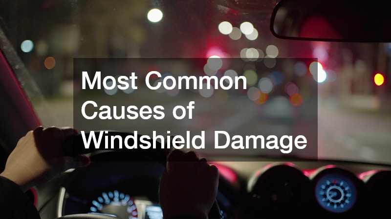 Most Common Causes of Windshield Damage